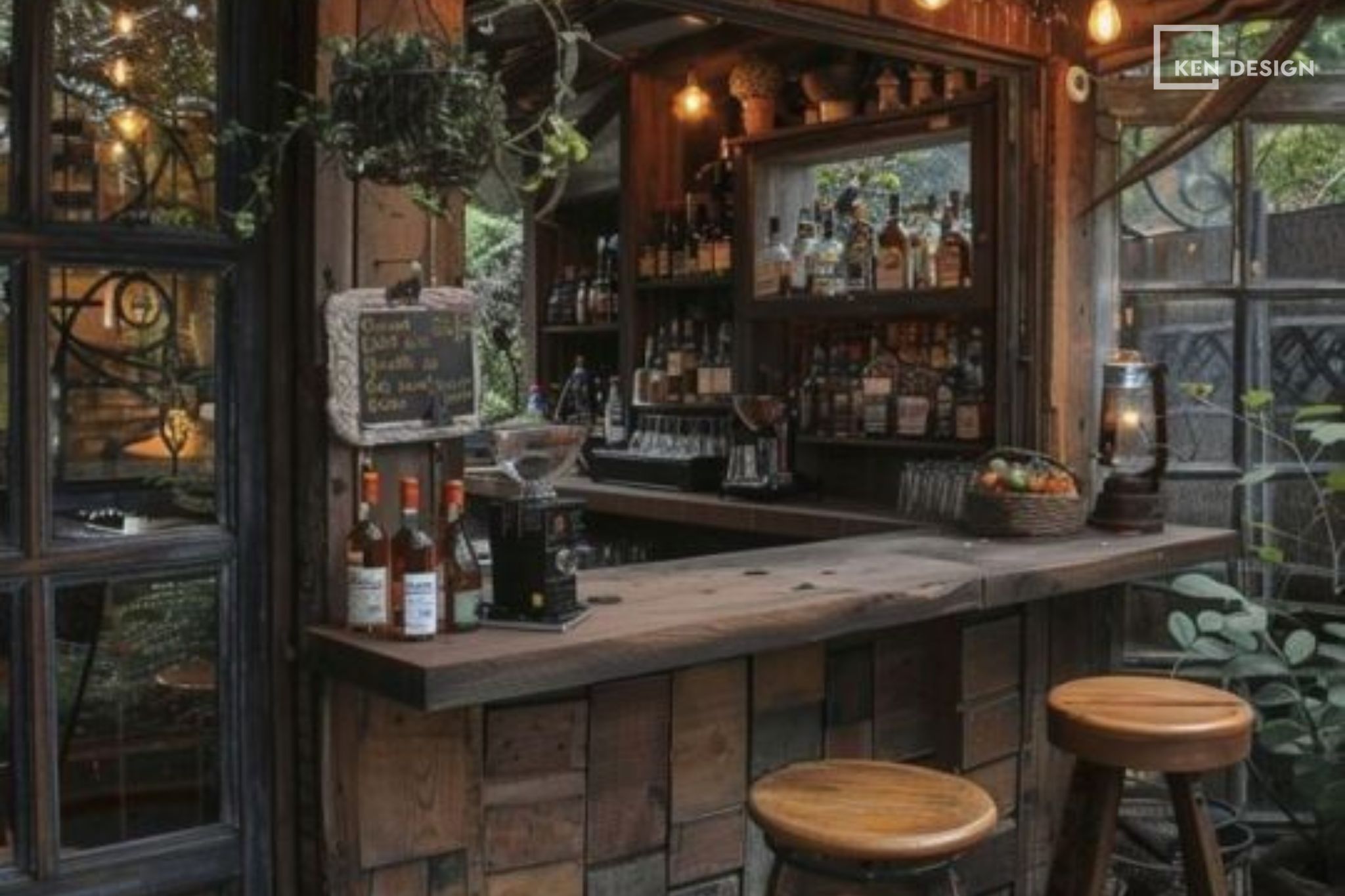 Thiết kế quán cafe sân vườn phong cách Đà Lạt